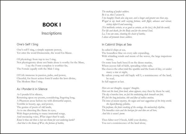 Leaves of Grass : Simplicity In Poetry  - Classics