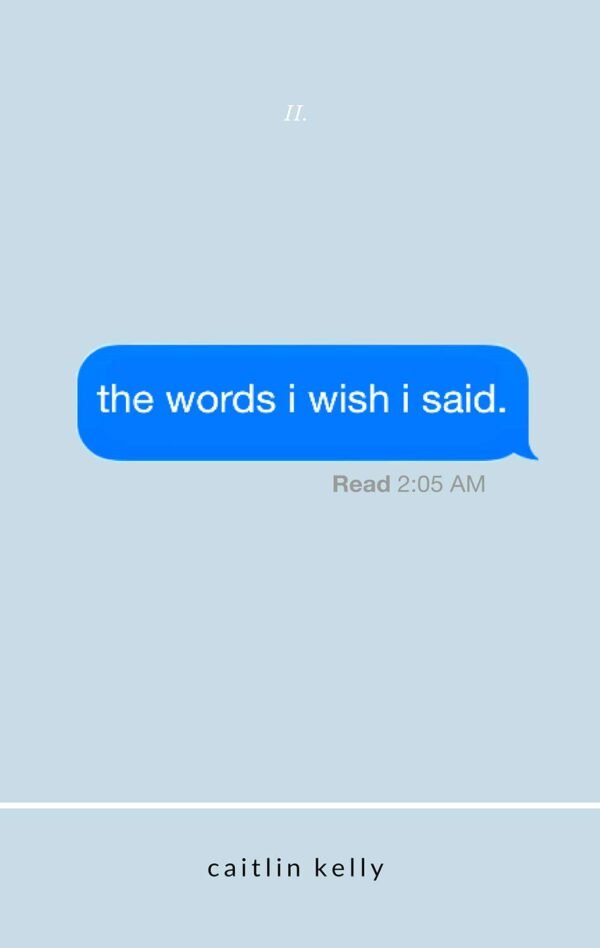 The words i wish i said: by caitlin kelly