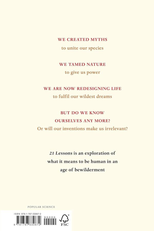 Jonathan Cape 21 Lessons For The 21St Century